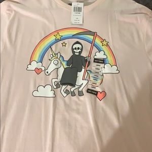 Unicorn/skull T-Shirt